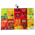 Classic Cocktails Golf Towel | 24” x 16” Microfiber Towel | Magnetic Clip & Carabiner | Premium Golf Accessory